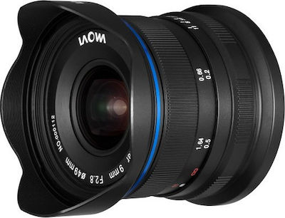 Laowa Кроп Камерен Обектив 9mm f/2.8 Zero-D Рибешко око / Широк ъгъл за Фуджифилм Икс Монтаж Черен