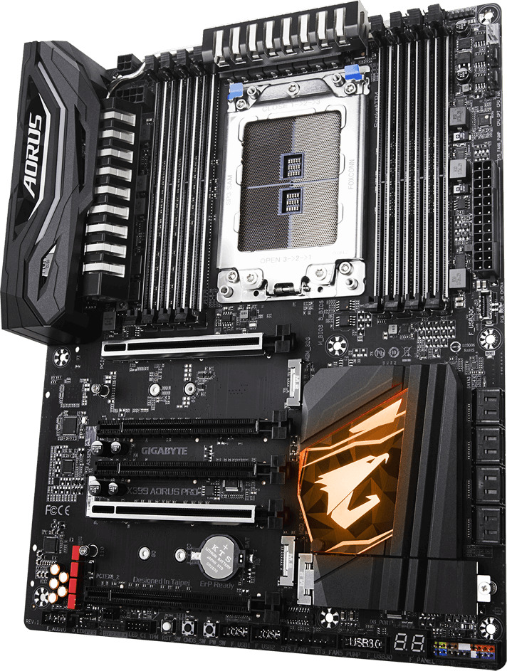 Gigabyte x399 aorus pro обзор