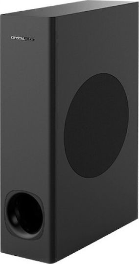 Crystal Audio CASB160 Soundbar 2.1 Bluetooth 160W με Τηλεχειριστήριο Μαύρο
