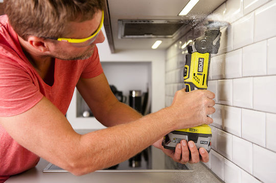 Ryobi R18MT-0 Oszillierend Elektrisches Multifunktionswerkzeug Solo mit Geschwindigkeitsregelung