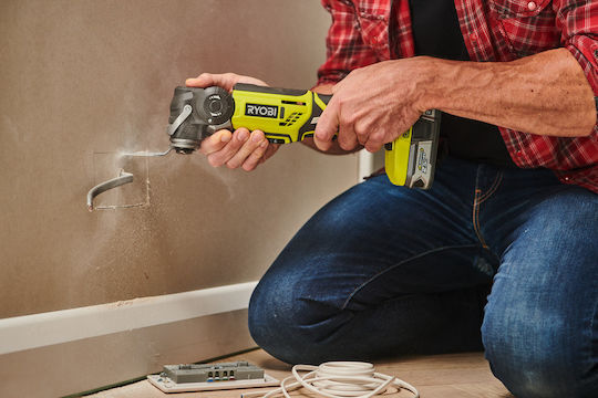 Ryobi R18MT-0 Oszillierend Elektrisches Multifunktionswerkzeug Solo mit Geschwindigkeitsregelung