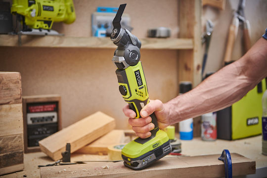 Ryobi R18MT-0 Oszillierend Elektrisches Multifunktionswerkzeug Solo mit Geschwindigkeitsregelung