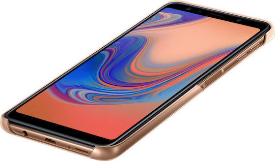 Samsung Back Cover Plastic Gold (Galaxy A7 2018)