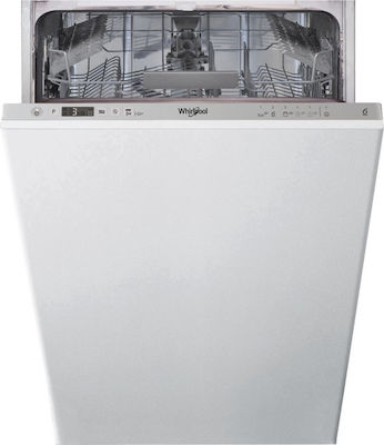 Whirlpool WSIC 3M17 Πλήρως Εντοιχιζόμενο Πλυντήριο Πιάτων για 10 Σερβίτσια Π44.8xY82εκ. Λευκό