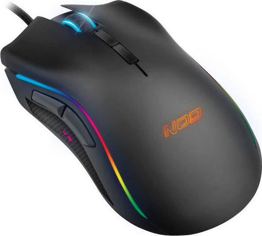 NOD TA-50 RGB Gaming Ποντίκι 7200 DPI Μαύρο