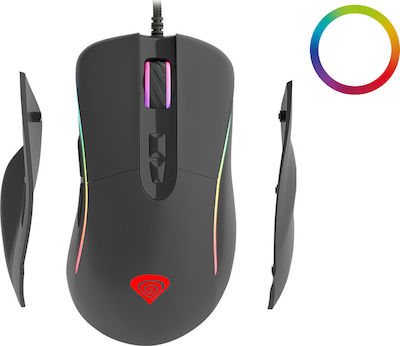 Genesis Xenon 750 RGB Gaming Ποντίκι 10200 DPI Μαύρο