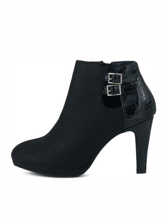 Maria Mare 62135 Women's Ankle Boots with High Heel Black