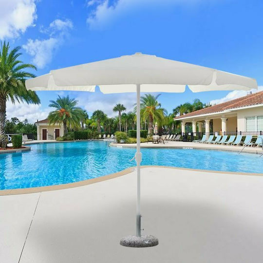 Floor Circular Aluminum Parasol Reggie Φ3m Floor Circular Aluminum Parasol Reggie Φ3m