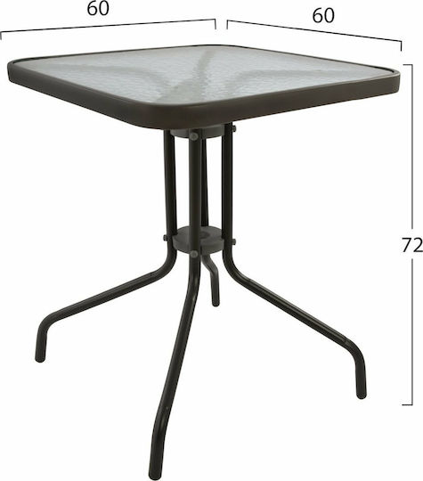 Τραπέζι Figo 60x60x72
