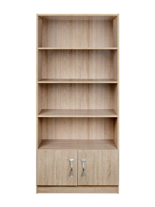 Beige Bookcase 80x35x180cm