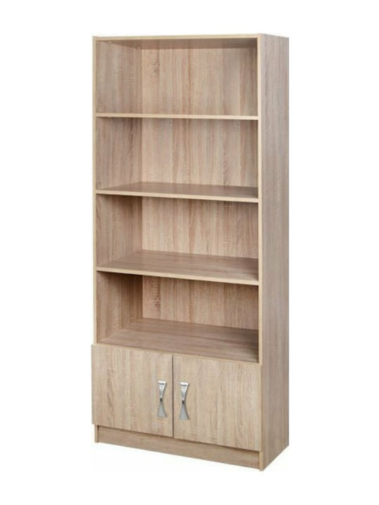 Beige Bookcase 80x35x180cm