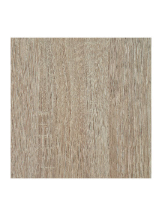 Κομοδίνο Oliver Ξύλινο Φυσικό / Λευκό 40x40x60cm