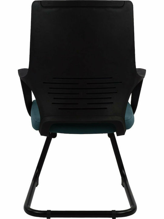 Πολυθρόνα Επισκέπτη Centric με Μπράτσα Μπλε 63.5x59x94.5cm