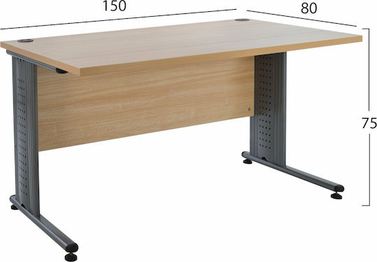 Επαγγελματικό Γραφείο Vance 150x80x75εκ.