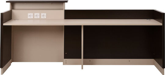 HomeMarkt Dalton Birou de primire în birou cu Dimensiuni L240xA82xÎ105cm