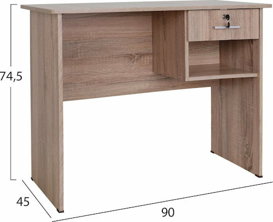 Γραφείο Hayden 90x45x74.5εκ.