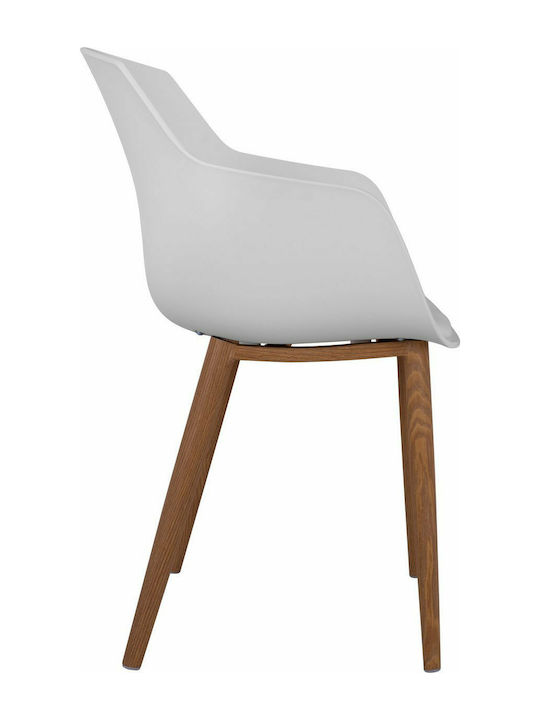 Lucie Dining Room Polypropylene Armchair White 56x57x80cm