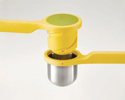 Joseph Joseph Helix Hand Press Lemon of Plastic In Yellow Colour