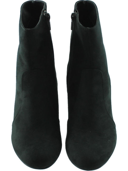 Wildleder Stiefeletten Damen Schwarz