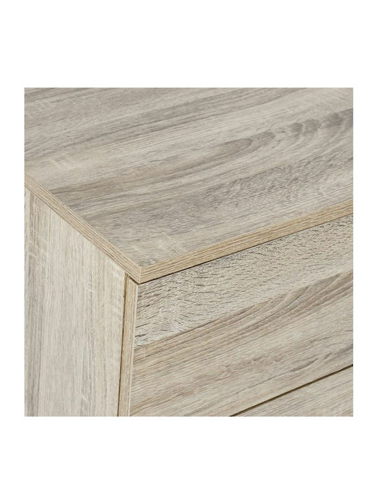 Kommode Schlafzimmer Holzschatten Sonoma mit 4 Schubladen 75x40x83cm