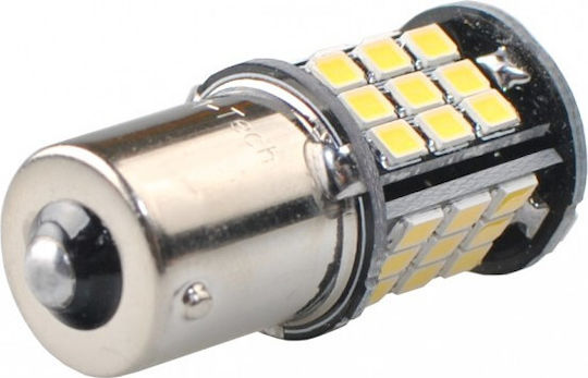 M-Tech Крушки за автомобил и мотоциклет P21W-BA15S-1156 Canbus LED Бели 12V 6W 2 бр