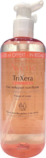 Avene TriXera Nutrition Dry To Very Dry Sensitive Skin Gel for the Face & the Body 500ml