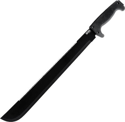 Sog Sogfari 18" Machete Schwarz mit Klinge aus Rostfreier Stahl in Scheide