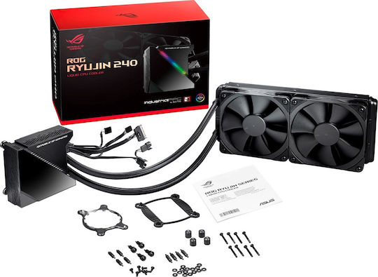 Asus ROG Ryujin 240 Wasserkühlsysteme AIO CPU mit 2 Lüfterabmessung 120mm und RGB Beleuchtung