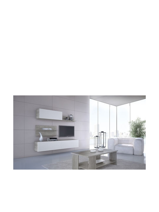 Unitate TV pentru sufragerie Smart No 2D Alb L202xA26xÎ200buc