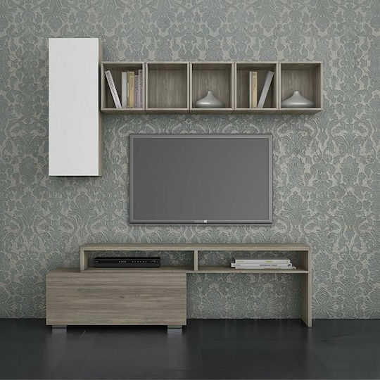 Unitate TV pentru sufragerie Smart No 3A Alb L101xA45xÎ210buc