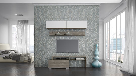 Smart No 3 Living Room TV Unit White L101xW45xH180cm