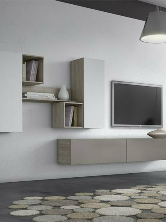 Unitate TV pentru sufragerie Smart No 4C Alb L101xA45xÎ160buc