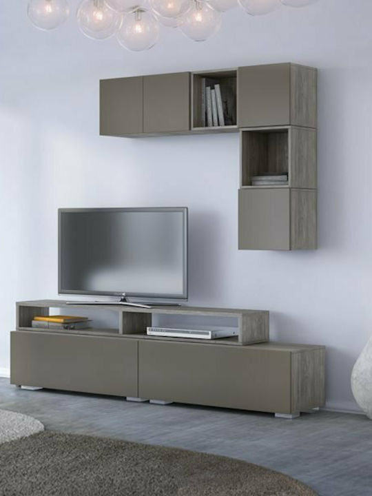 Wohnzimmer TV-Einheit Smart No 1B Braun L202xB45xH200cm