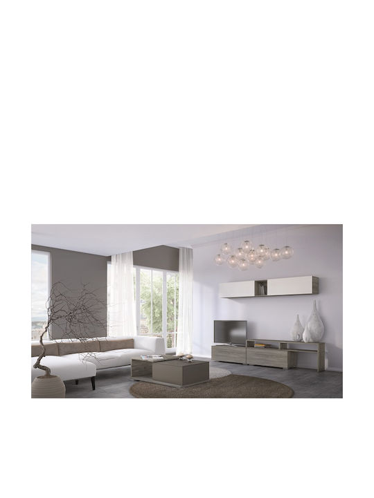 Smart No 1D Living Room TV Unit White L271xW45xH150cm