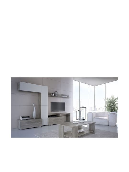Wohnzimmer TV-Einheit Smart No 2 Weiß L303xB45xH210cm