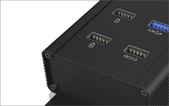 Icy Box 7 Port USB 3.0 Hub with USB-A Connection