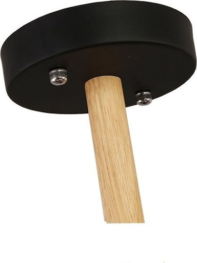 GloboStar Oldschool Deckenleuchte 75cm Schwarz mit Fassung E27