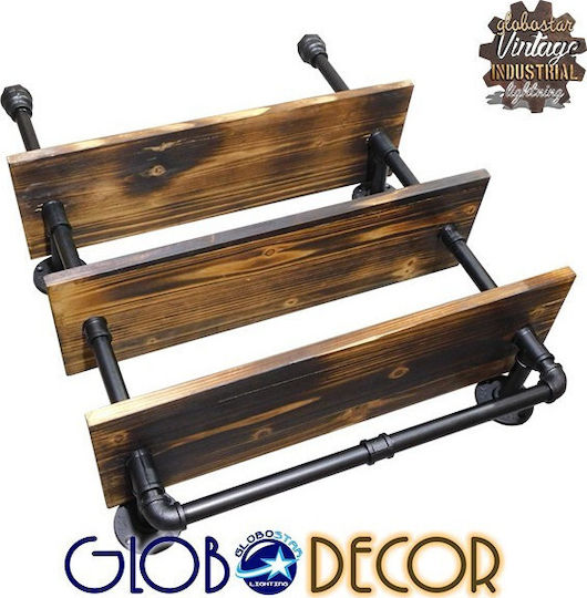 GloboStar Enimas Industrial Wall Lamp with E27 Bronze 65x76x76cm