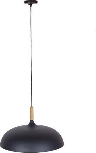 GloboStar Vallete Black Bell Pendant Ceiling Light with E27 Socket 45x27x27cm