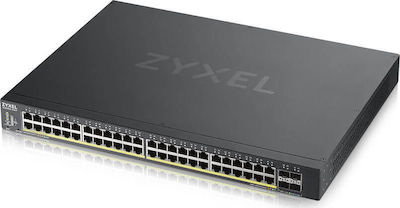 Zyxel XGS1930-52HP Gestionat L3 PoE+ Switch cu 48 Porturi Gigabit (1Gbps) Ethernet și 4 Porturi SFP