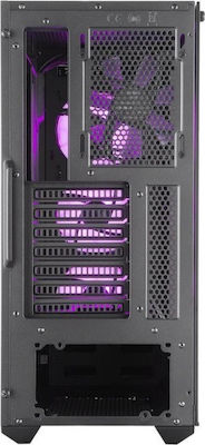 CoolerMaster MasterBox MB520 Gaming Midi Tower Κουτί Υπολογιστή με Πλαϊνό Παράθυρο και RGB Φωτισμό Μαύρο