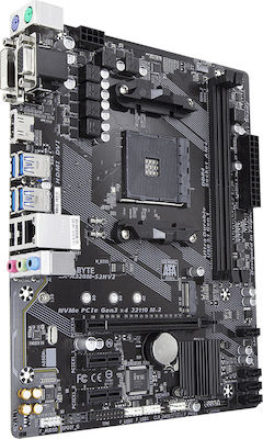 Gigabyte A320M-S2H V2 (rev. 1.1) Motherboard Micro ATX με AMD AM4 Socket