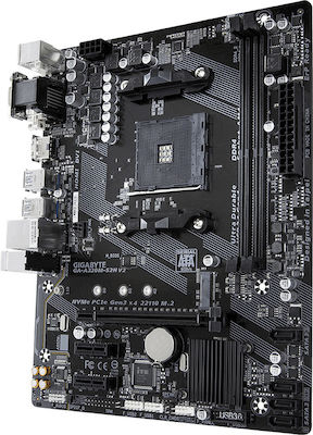 Gigabyte A320M-S2H V2 (rev. 1.1) Motherboard Micro ATX με AMD AM4 Socket
