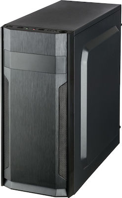 Supercase F55A Midi Tower Κουτί Υπολογιστή Μαύρο