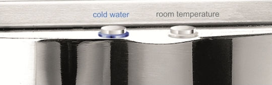 Fresh Aquattro 33 Inox Tap Water / Network Desktop Water Cooler with Cold Water Flow 33lt/h