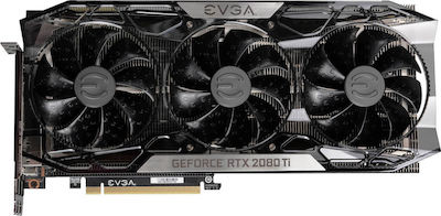 EVGA GeForce RTX 2080 Ti 11GB GDDR6 FTW3 Ultra Gaming Κάρτα Γραφικών PCI-E x16 3.0 με HDMI και 3 DisplayPort