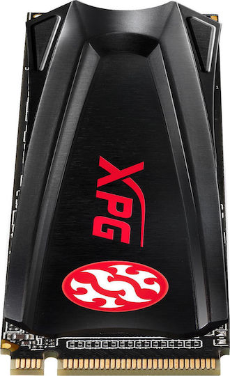 Adata Gammix S5 SSD 512GB τύπου M.2 με σύνδεση PCI Express 3.0 και Ψύκτρα AGAMMIXS5-512GT-C