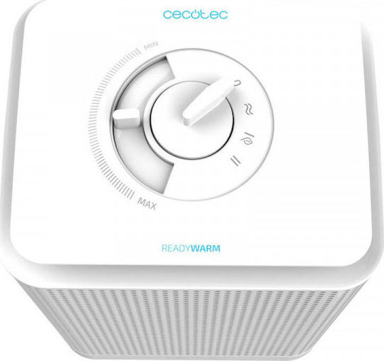 Cecotec Ready Warm 6150 Ceramic Rotate Style Κεραμικό Αερόθερμο Δωματίου Δαπέδου Λευκό 1500W