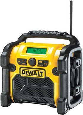 Dewalt DCR019 Φορητό Ραδιόφωνο Επαναφορτιζόμενο Κίτρινο