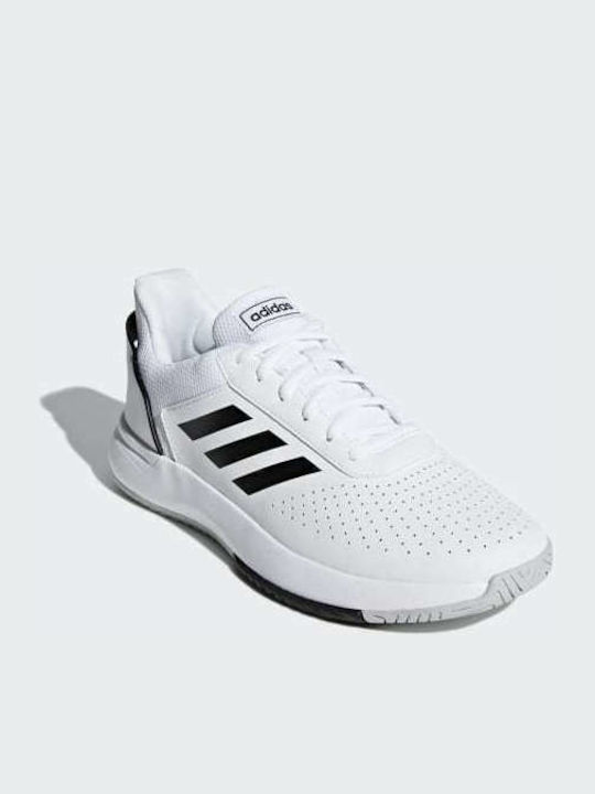 Adidas Courtsmash Ανδρικά Παπούτσια Τένις για Όλα τα Γήπεδα Cloud White / Core Black / Grey Two